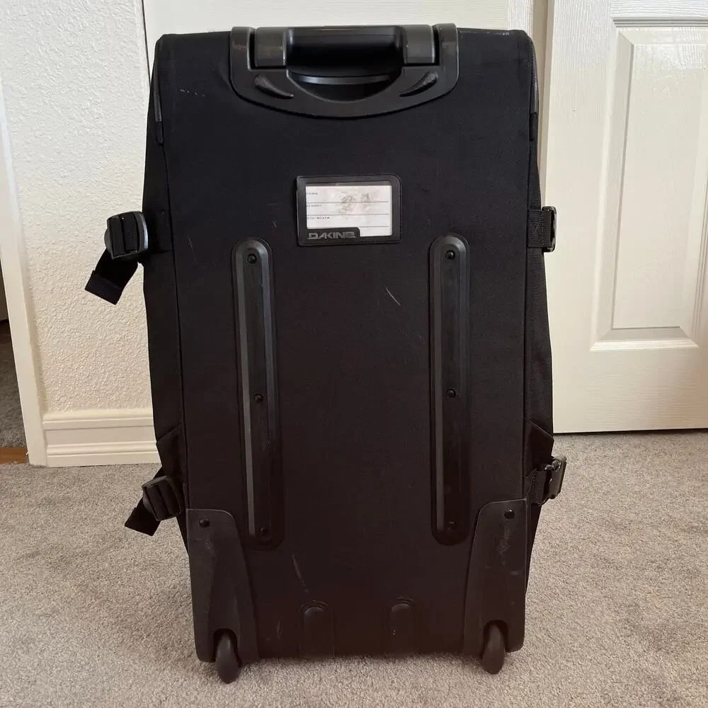 Dakine Split Roller EQ 75L Rolling Gear Bag Black Wheeled Luggage/Suitcase EUC